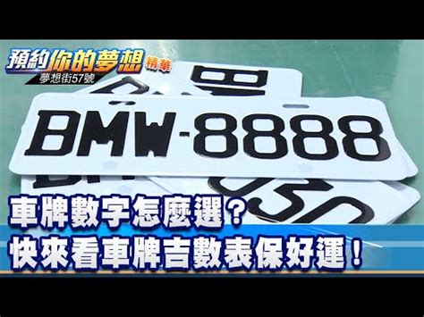 數字吉凶 車牌|如何算車牌吉凶、車牌號碼吉凶判斷